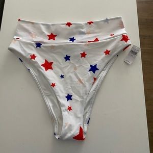 High Waisted Cheeky Bikini Bottoms